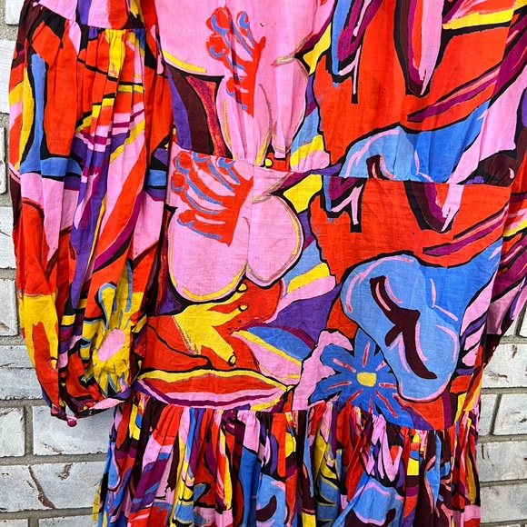 Rebecca Vallence | Positano Short Kaftan Beach Dress - Picture 9 of 14